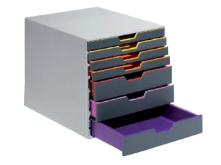 Ladenbox Durable Varicolor 7 laden grijs - 1