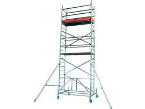 vouwsteiger,werk H 8,8m,steiger H 8m,platform BxD 2000x600mm,aluminium