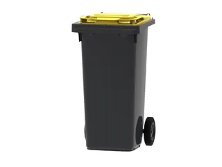 Mini-Container 120 Liter Grijs Geel - 1