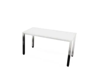 vergadertafel,HxBxD 740x1400x700mm,rechthoekig,Bl-wit - 2
