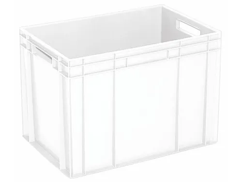 Euronorm Stapelkrat Pe 410x600x400mm 83liter Wit