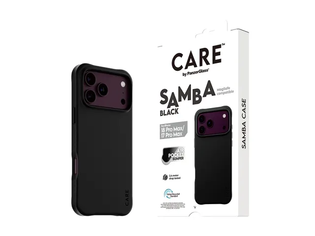 PanzerGlass CARE by Samba Case Black w. MagSafe iPhone 18 Pro Ma