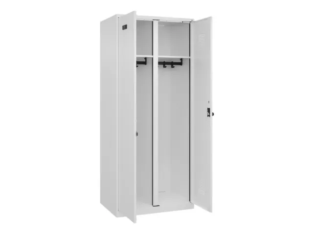 locker voor scheiding van kleding,HxBxD 1850x800x500mm,2vak