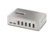 10-poorts USB-C hub desktop USB hub met 8x USB-A en 2x USB-C