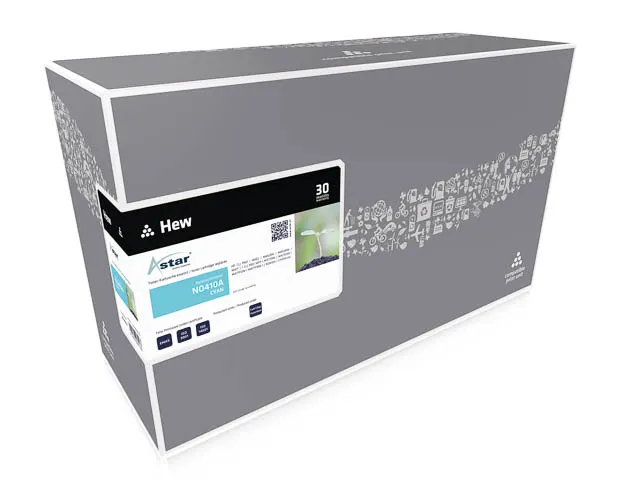 AS14452 Astar HP 410A CLJ PRO toner cyaan rebuilt 2300pagina's chip