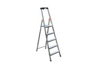 Lichte Universele Ladders Aluminium 5treden H 1,05m