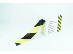 Afzetlint 70mm 500 Meter LDPE 30MU geel/zwart