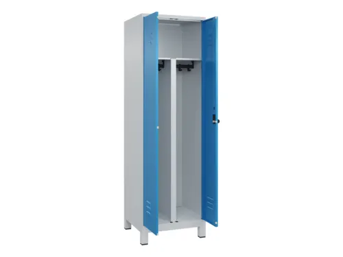 PBM-locker,HxBxD 1950x600x500mm,2vak,vak B 300mm,draaigrendel