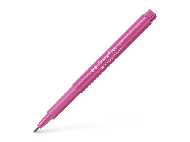 Fineliner Faber-Castell Broadpen Pastel 0.8mm paars/roze