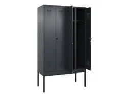 locker voor scheiding van kleding,HxBxD 2120x1200x500mm,4vak