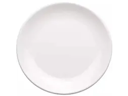 Bord Seco 18 cm melamine wit doos a 6 stuks