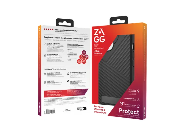 ZAGG 702312716, Hoes, Apple, iPhone 15/14/13, 15,5 cm (6.1 inch), Zwar