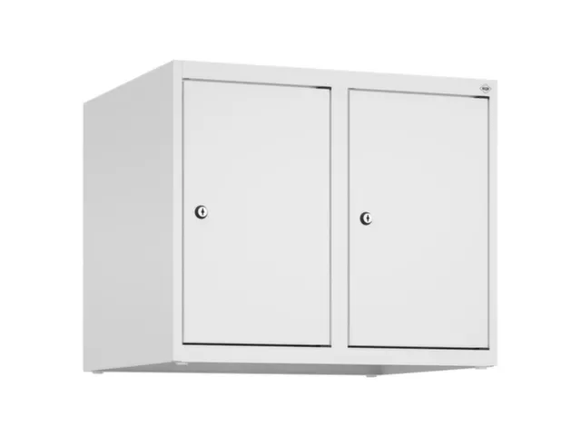 opzetkast,v. locker,2vak.,vak B 300mm,HxBxD 500x600x500mm,cilinderslot