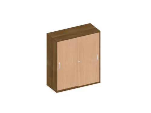 Schuifdeurkast 1150x1000x430mm Decor Romp Noten Decor Front Beuken