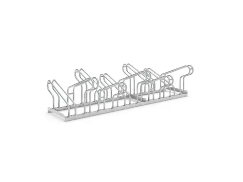 Fiets-Beugelrek L 1750Mm 2X5Plaatsen Schroefbaar Dubbelzijdig Verzinkt
