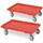 onderwagen voor kratten,draagverm. 250kg,laadvl. LxB 607x407mm