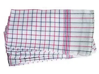 Handdoek Katoen Geruit 65x65cm Pak 6 Stuks - 1