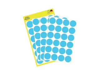 Etiket Avery Zweckform 3005 Rond Ø18mm Blauw 96 Stuks - 1