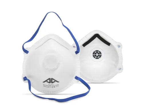Active Gear FFP2 NR D Stofmasker met Ventiel Doos met 10 Stuks