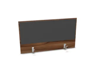 opzetpaneel bureau aanbouw achter NP-tiepolo nut antraciet 1000mm - 1