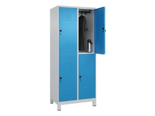 dubbeldekse locker,HxBxD 1950x800x500mm,2x2vak.,vak B 400mm - 3