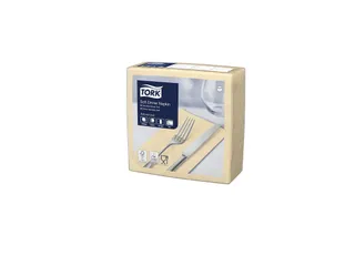 Tork 477622 Soft Dinnerservet Advanced Zand 39x39cm 1/8 vouw - 1