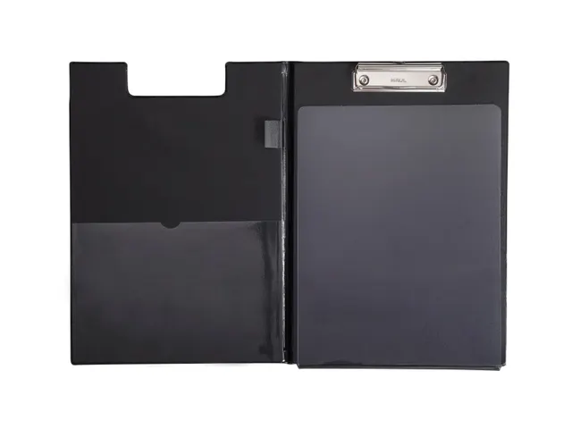 Klembordmap met beschermblad PVC folie A4 staand