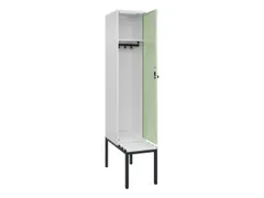 locker met bank,HxBxD 2120x400x815mm,1vak,vak B 400mm,draaigrendel