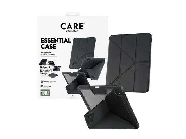 PanzerGlass CARE by Essential Case Black iPad Pro 13 inch (2024-202