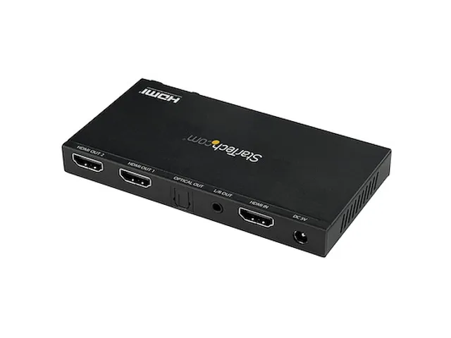 HDMI splitter 2-poorts 4K 60Hz met ingebouwde scaler