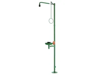 Plens-/Oogdouche,2Sproeikoppen Vast M. Wasbak,50L/Min - 1