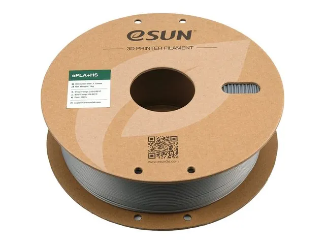 eSUN 3D printer Filament ePLA+HS 1,75mm Zilver 1kg