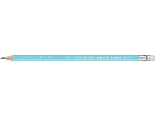 crayon Black'Peps Pastel, avec gomme, blister de 3 pièces