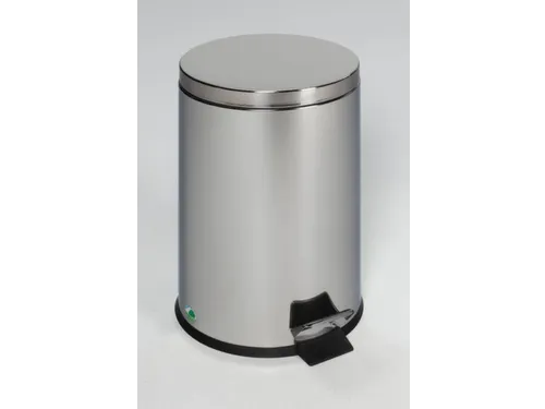 RVS pedaalemmer,12l,HxØ 400x250mm,binnenbak kunststof,romp gepolijst
