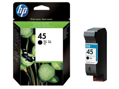 HP 45 Inktcartridge 51645A Zwart Origineel
