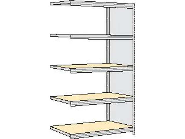magazijnstelling,aanbouwveld,HxBxD 2000x1285x526mm,vakl. 250kg