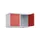 opzetkast,v. locker,2vak.,vak B 400mm,HxBxD 500x800x500mm,cilinderslot