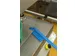 Vikan Hygiene precisieborstel lange steel 600mm medium vezels Blauw