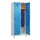 locker,HxBxD 1950x800x500mm,2vak,vak B 400mm,draaigrendel,voeten