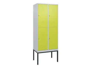 dubbeldekse locker,HxBxD 2120x800x500mm,2x2vak.,vak B 400mm - 1