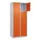lockerkast,HxBxD 1850x800x500mm,2x4vakken,vak B 400mm,cil.-slot