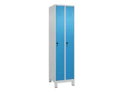 locker,HxBxD 1950x500x500mm,2vak,vak B 250mm,draaigrendel,voeten