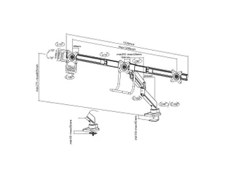 NeoMounts Flat Screen Desk - 10