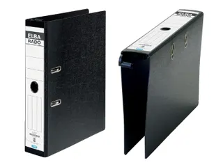 Hangordner Elba Rado 75mm karton zwart gewolkt - 3