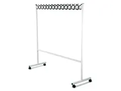 garderoberek,verrijdbaar,HxLxB 1700x550x1700mm,28haak,Staal/kunststof