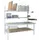 complete paktafel,HxBxD 700-950x1600x900mm,blad lichtgrijs