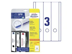 Rugetiket Avery Zweckform Breed/lang 297x61mm Wit L4759 90 stuks