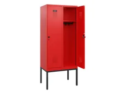 schoollocker,HxBxD 1950x800x500mm,2vak,vak B 400mm,draaigrendel