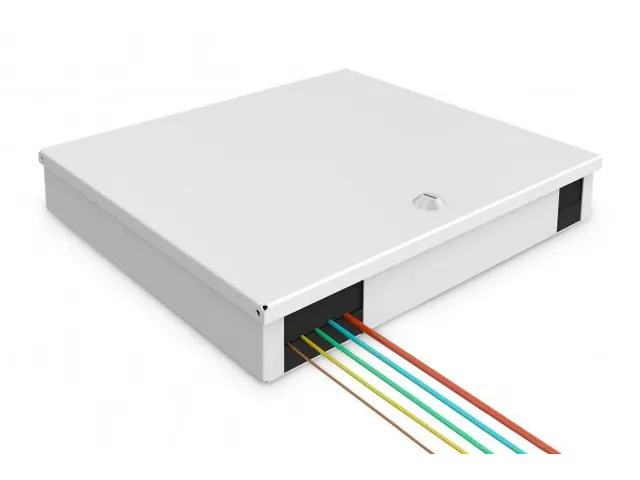 Glasvezel wandmontage Unibox medium 280x320x54mm grijs (RAL 7035)