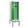 locker met bank,HxBxD 2120x600x815mm,2vak,vak B 300mm,draaigrendel